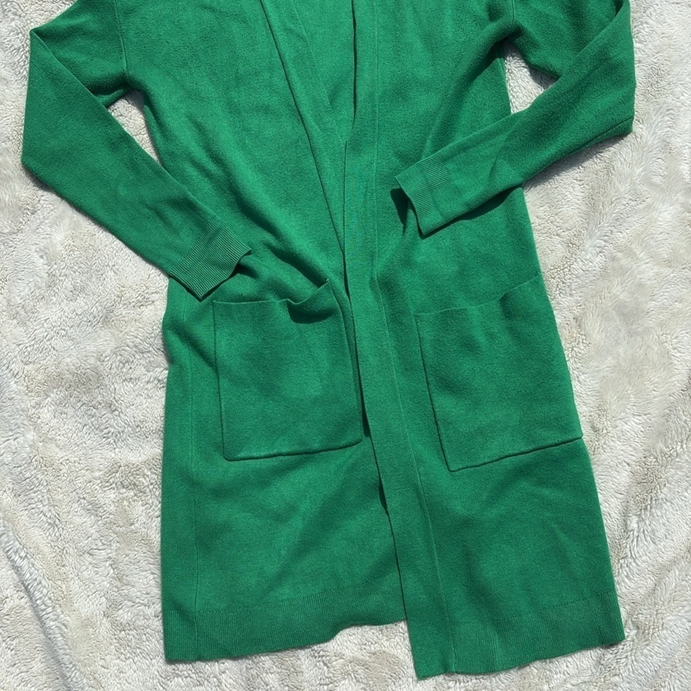 76 Rw&Co Green Open Front Knit Cardigan – Size S | Layering | Soft Neutrals | - Picture 5 of 9